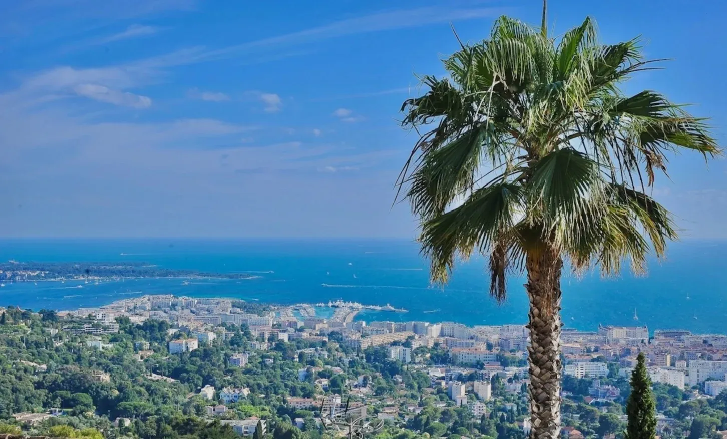 Vue de la baie de Cannes